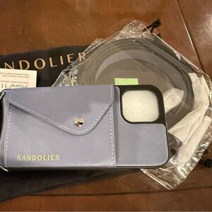 Bandolier Grey/Blue IPhone 11 Pro Phone Case with Strap